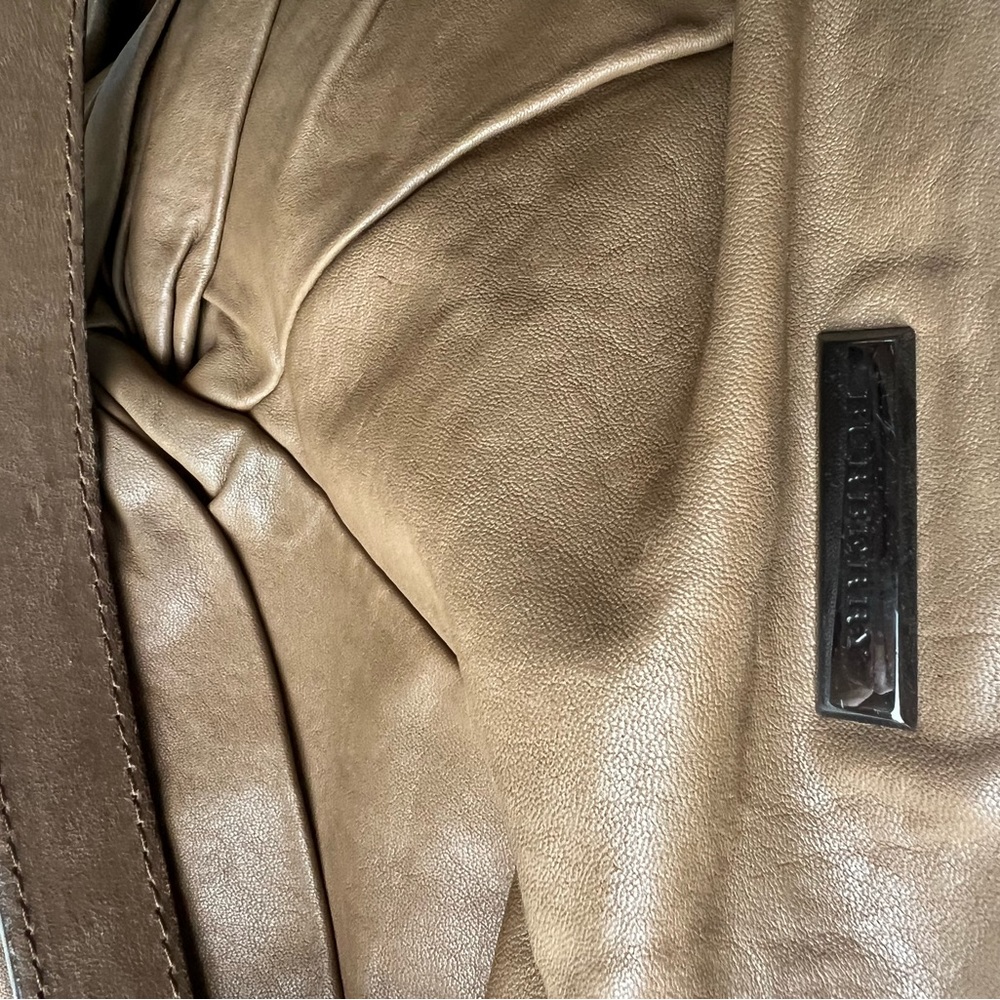 Large Lambskin Burberry Hobo Bag - Picture 12 of 12